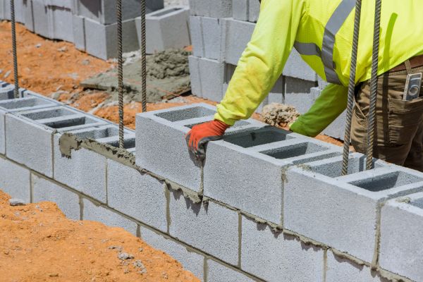 Concrete Blocks Installation in Boulder