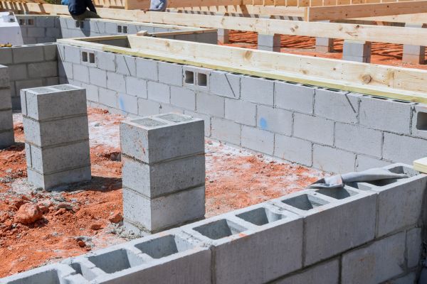 Cement Block Installation in Boulder